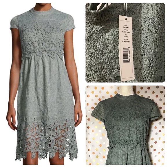 NWT NEIMAN MARCUS Star Crossed Lovers Lace Dress - Picture 1 of 5